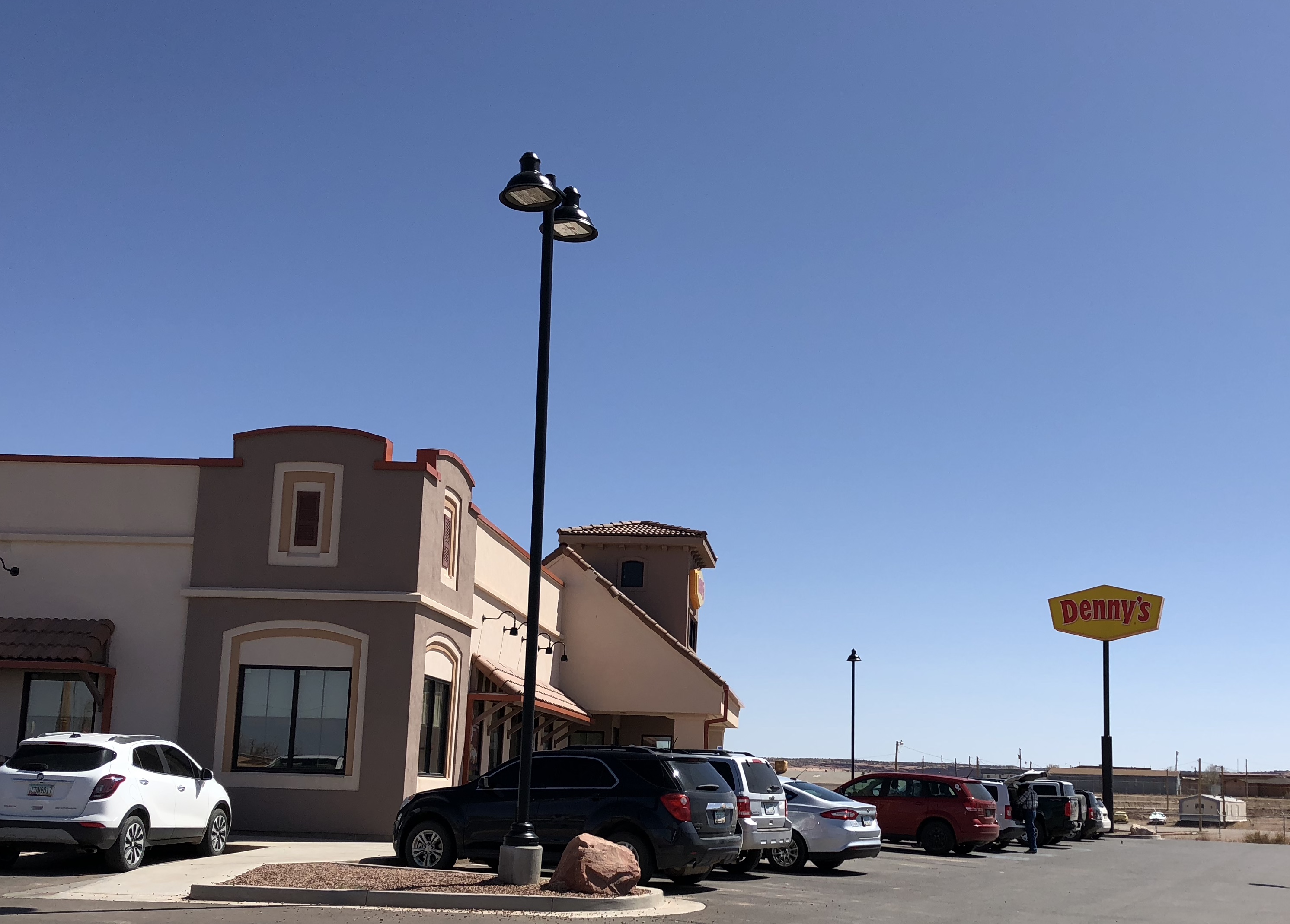 Exterior photo of Denny's in Chinle, Navajoland
